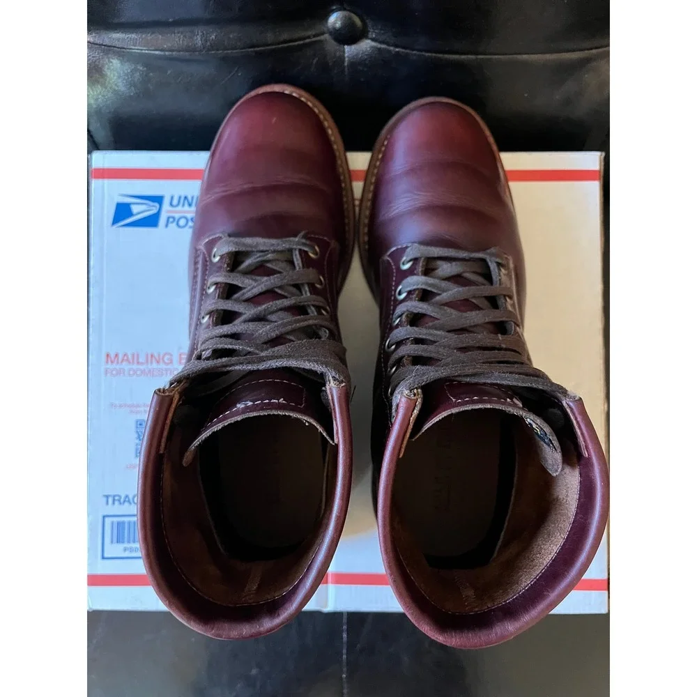 Chippewa Cordovan Leather‎ Service Boots Burgundy